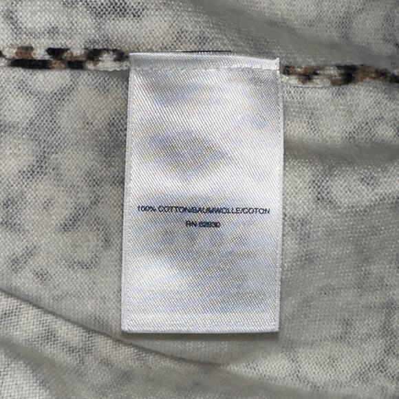 Lands’ End Women’s Supima Cotton Leopard Print Cardigan Sweater 2X 20W-22W - Picture 11 of 13